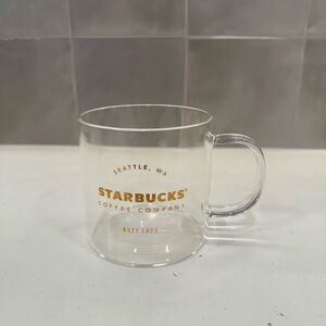 Starbucks glass mug